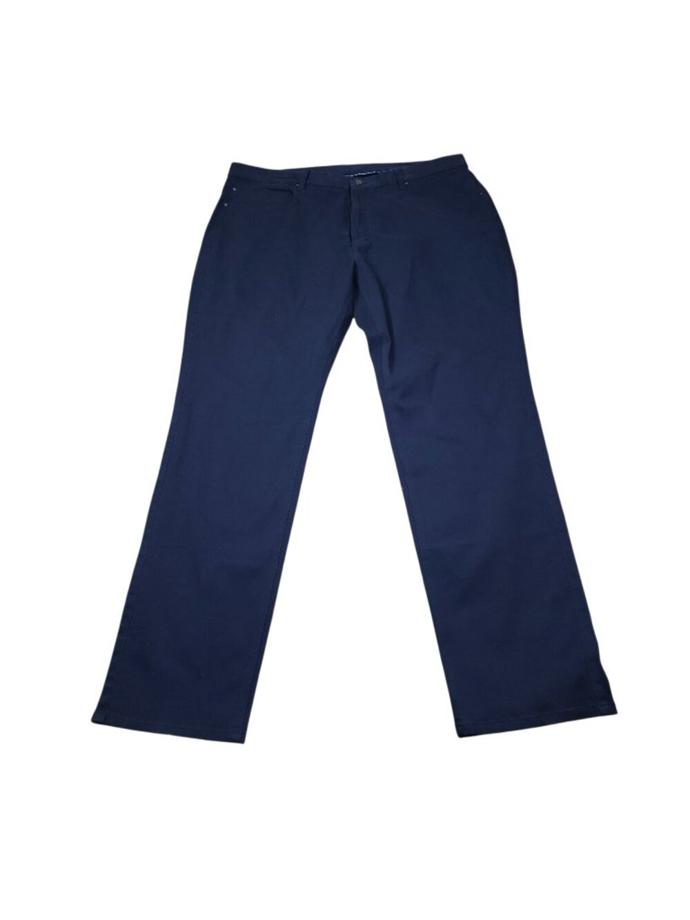 Footjoy Sueded Cotton Twill 5 Pocket Chino Golf Pants Men's Size 42X34 Navy Blue